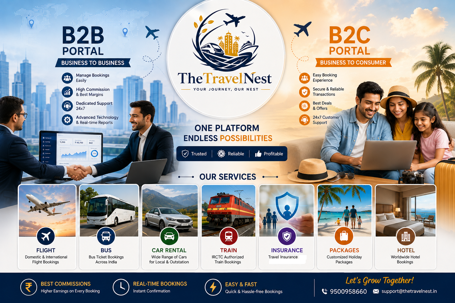 B2B & B2C Travel Portal Ecosystem
